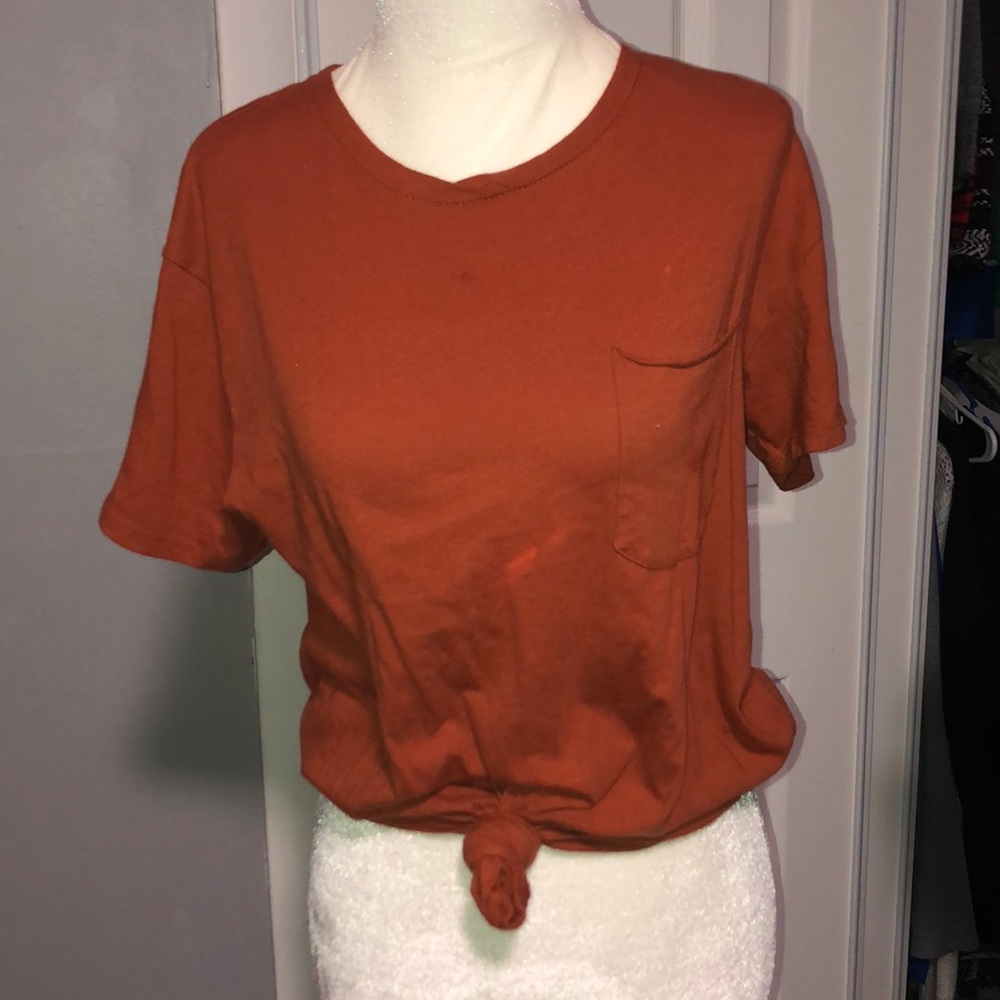 Orange Urban Outfitters Shirt